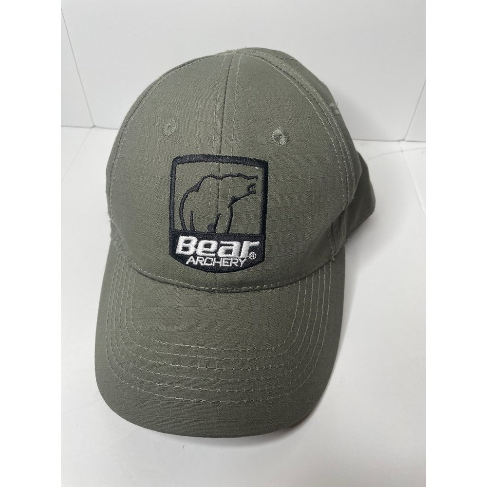 Bear Archery men's hat bear embroidery green w/ velcro adjustable strap